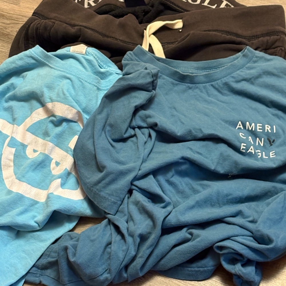 American Eagle Outfitters Blue Short Sleeve Tee
